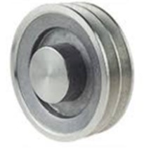 SPA Section Un-Bored Aluminium Pulley with 2 Grooves 50mm Pitch Diameter